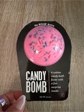 Da Bomb Candy Bomb Cotton Candy Bath Fizzer — Pink